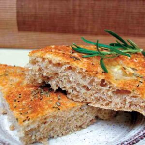 Rosemary-Garlic Flatbread Recipe Image